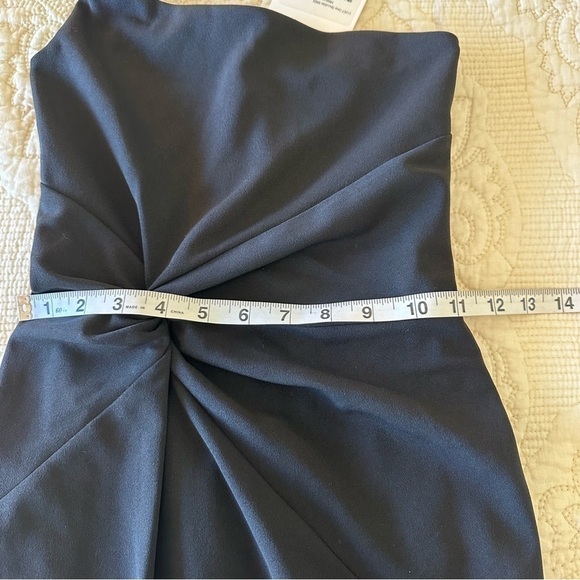 NWT NOOKIE designer LUST one shoulder black cocktail dress size S - Picture 7 of 7